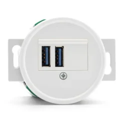 Thomas Hoof Produktgesellschaft Insatser|Vit Duroplast Infällt Thpg|Insats USB-uttag duroplast - THPG infällt