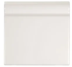 Cevica S.L. Golvsocklar|Vitt Kakel|Kakel Cambridge - Golvsockel list 15 x 15 cm vit, blank