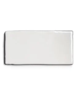 Cevica S.L. Vitt Kakel|Rektangulärt Kakel|Kakel Mayfair - Elfenbensvit Halftile 7,5 x 15 cm blank, lätt vågigt