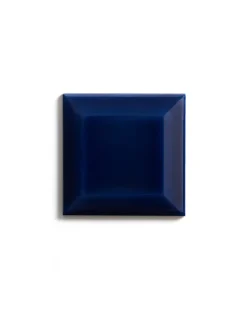 ADEX Blått Kakel|Krackelerat Kakel|Kakel Victoria - Fasad kant 7,5 x 7,5 cm ultramarinblå