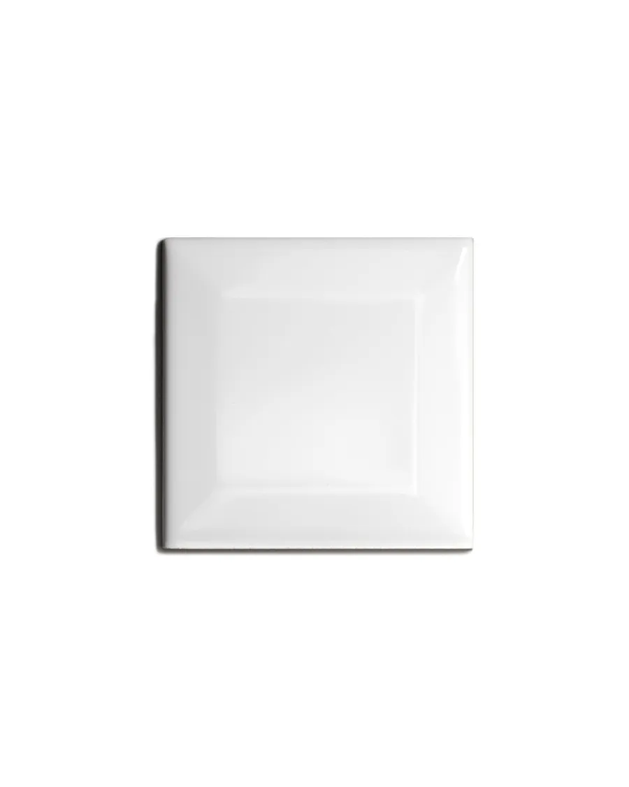 ADEX Vitt Kakel|Kakel Victoria - Fasad kant 7,5 x 7,5 cm vit, blank