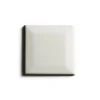 ADEX Vitt Kakel|Cremevitt Kakel|Kakel Victoria - Fasad kant 7,5 x 7,5 cm elfenbensvit, blank