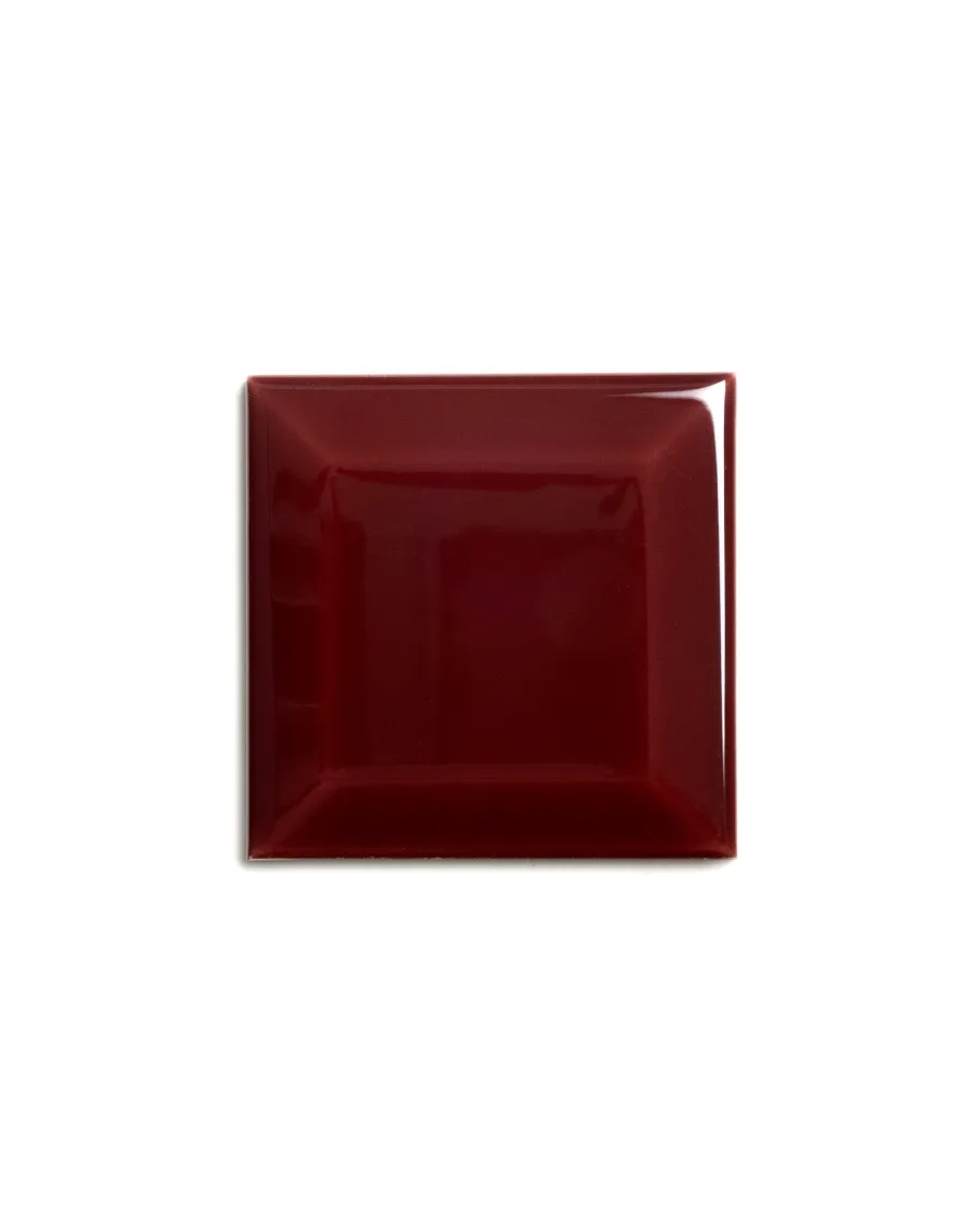 ADEX Rött Kakel|Kakel Victoria - Fasad kant 7,5 x 7,5 cm vinröd