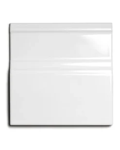 ADEX Golvsocklar|Vitt Kakel|Kakel Victoria - Golvsockel list 15 x 15 cm vit, blank