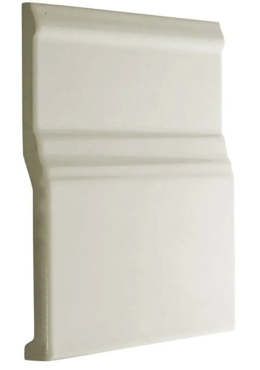 ADEX Golvsocklar|Cremevitt Kakel|Kakel Victoria - Golvsockel list 15 x 15 cm elfenbensvit, blank