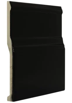 ADEX Svart Kakel|Golvsocklar|Kakel Victoria - Golvsockel list 15 x 15 cm svart, blank