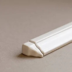 ADEX Hörnlister|Vitt Kakel|Kakel Victoria - Hörnbit till bröstlist 3,5 x 15 cm vit