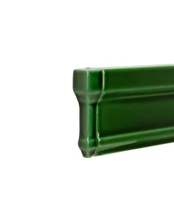 ADEX Grönt Kakel|Hörnlister|Kakel Victoria - Hörnbit till bröstlist 7,5 x 15 cm buteljgrön