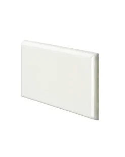 ADEX Hörnlister|Cremevitt Kakel|Kakel Victoria - 7,5 x 15 cm elfenbensvit bullnose höger hörn