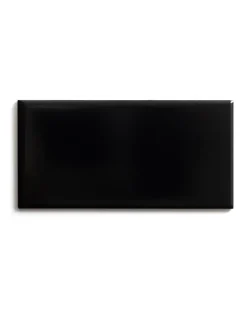ADEX Svart Kakel|Rektangulärt Kakel|Kakel Victoria - 7,5 x 15 cm svart, blank