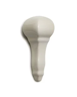 ADEX Hörnlister|Cremevitt Kakel|Kakel York - Hörnbit till bröstlist 7,5 x 19,8 cm mandel