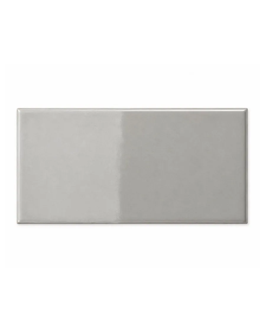ADEX Rektangulärt Kakel|Kulörprov Kakel|Kakel York - 7,3 x 14,8 cm ljusgrå