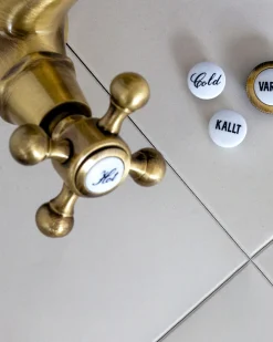 Gaboli Fratelli Rubinetteria Köksblandare I Brons|Köksblandare - Tvåhålsblandare Cherington svanhals brons