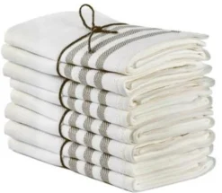 Axlings Linne AB Kökshanddukar|Kökshanddukar|Kökshandduk 2-pack - Lin 50x70 cm, rand benvit/natur