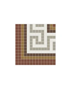 Winckelmans Klinkermosaik|Klinkerfriser|Klinkerfris hörn - Mosaik Regent Röd