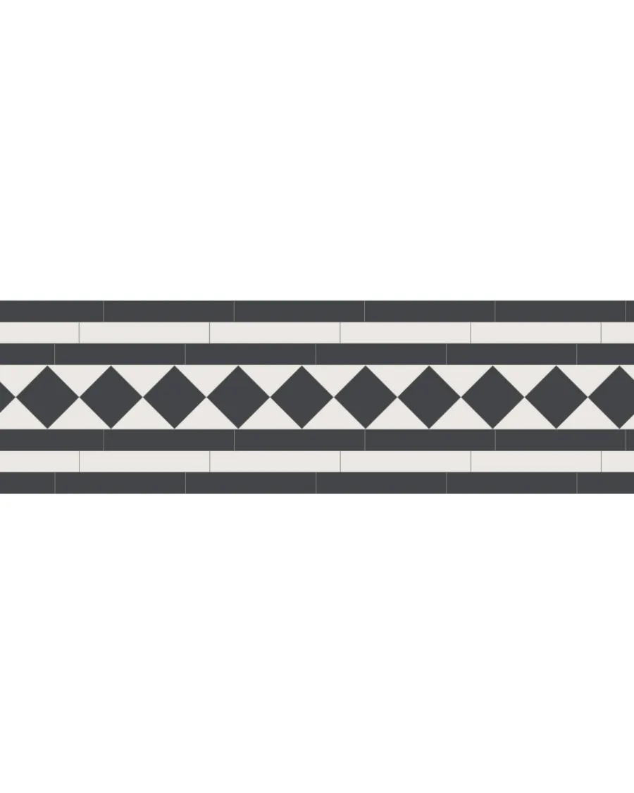 Winckelmans Klinkerfriser|Klinker Hall|Klinkerfris - Klassisk 220 mm svart/vit