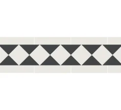 Winckelmans Klinkerfriser|Klinker Hall|Klinkerfris - Klassisk 120 mm vit/svart