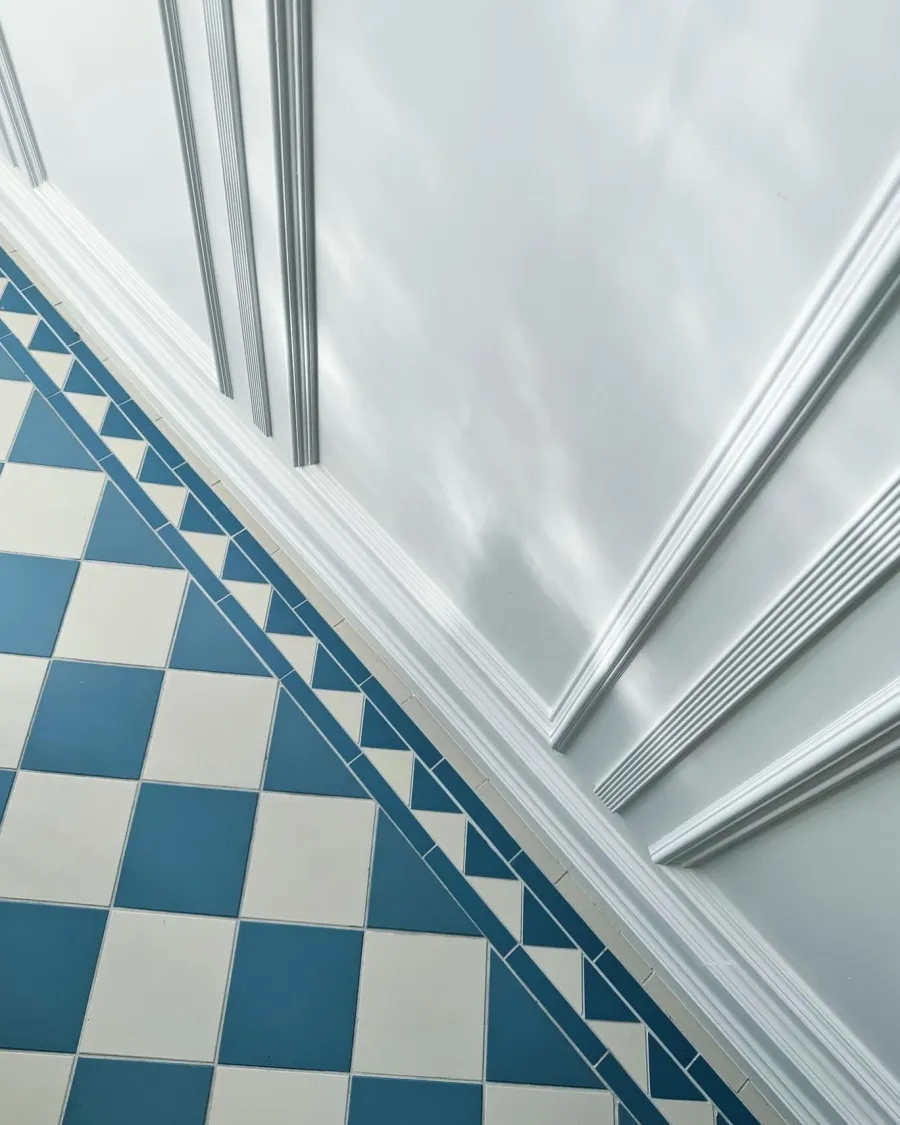 Winckelmans Klinkerfriser|Klinker Hall|Klinkerfris - 150 mm ljusblå/vit