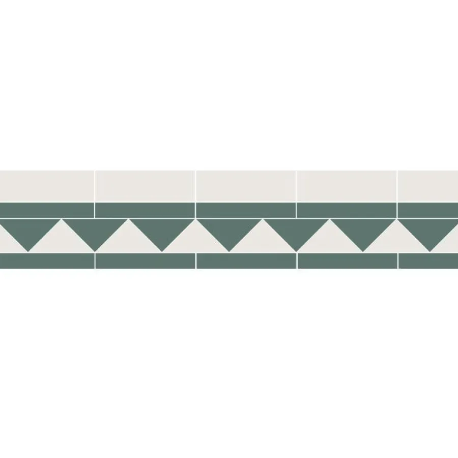 Winckelmans Klinkerfriser|Klinker Hall|Klinkerfris - 150 mm mörkgrön/vit