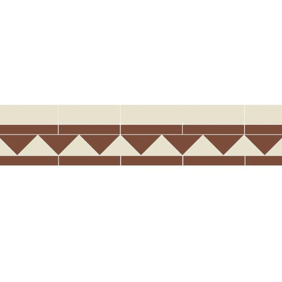 Winckelmans Klinkerfriser|Klinker Hall|Klinkerfris - 150 mm röd/gulvit
