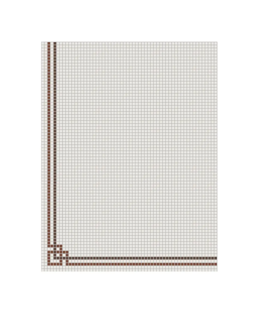 Winckelmans Klinkermosaik|Klinkerfriser|Klinkerfris - Mosaik Mayfair Röd