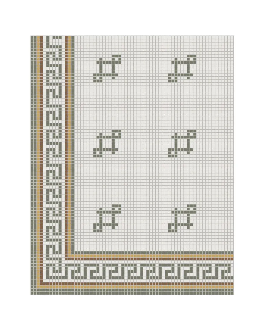Winckelmans Klinkermosaik|Klinkerfriser|Klinkerfris - Mosaik Regent Grön