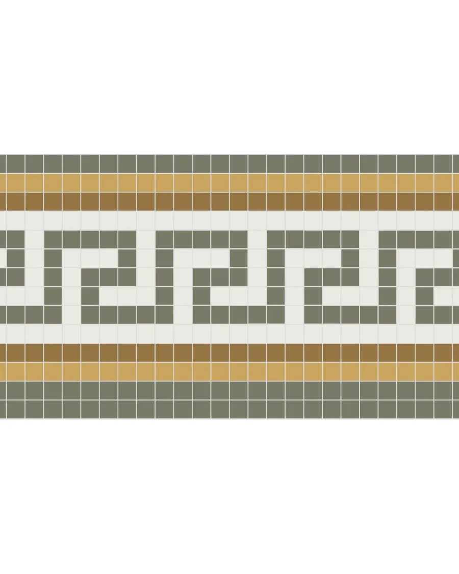 Winckelmans Klinkermosaik|Klinkerfriser|Klinkerfris - Mosaik Regent Grön