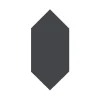 Winckelmans Klinker Hall|Hexagonklinker|Klinker - Hexagondiamant 7 x 15 cm svart