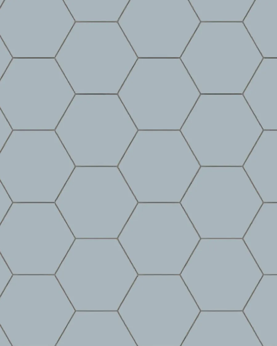 Winckelmans Klinker 15X15 Cm|Klinker Hall|Klinker - Hexagon 15 x 15 cm gråblå