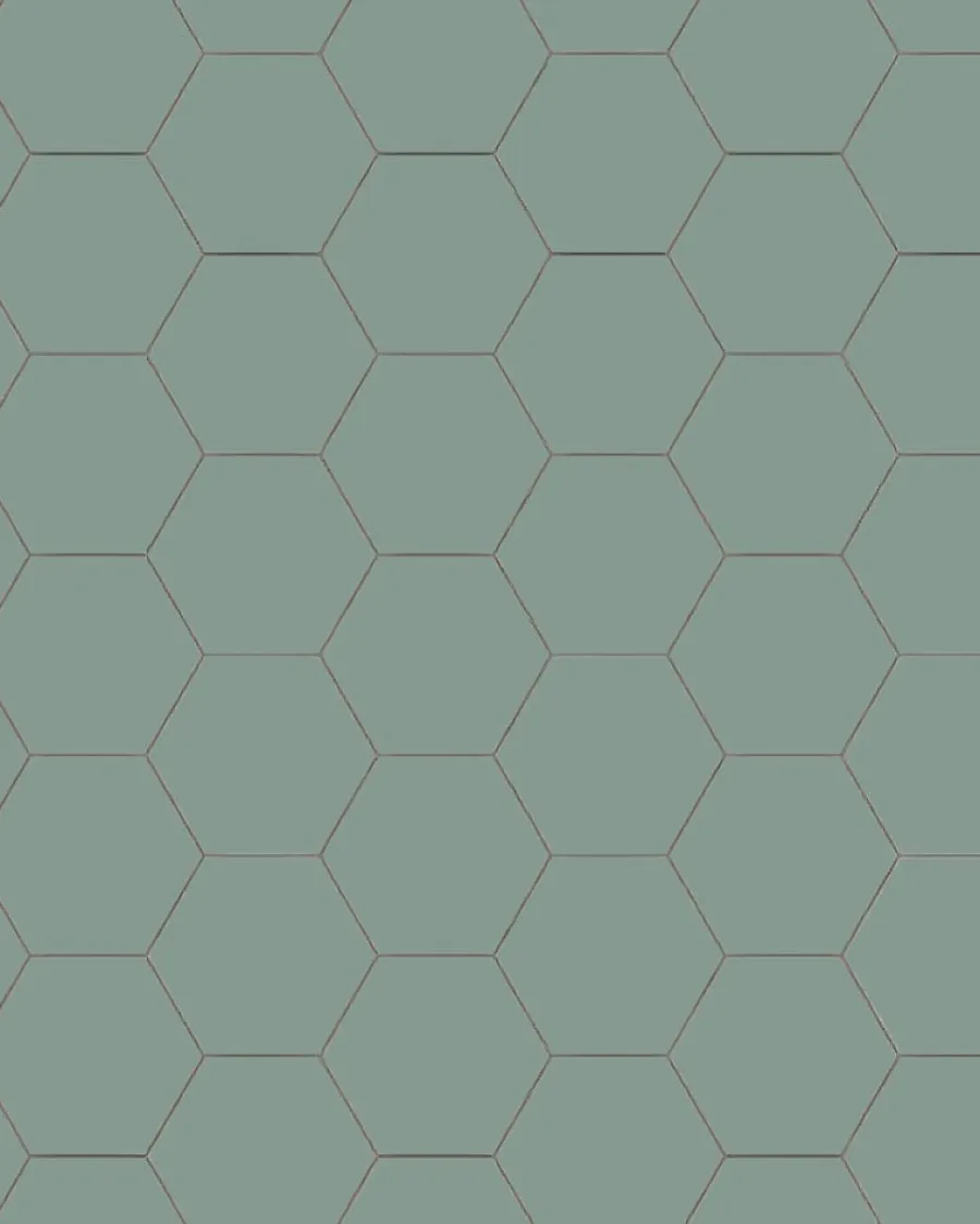 Winckelmans Klinker Hall|Hexagonklinker|Klinker - Hexagon 10 x 10 cm grön