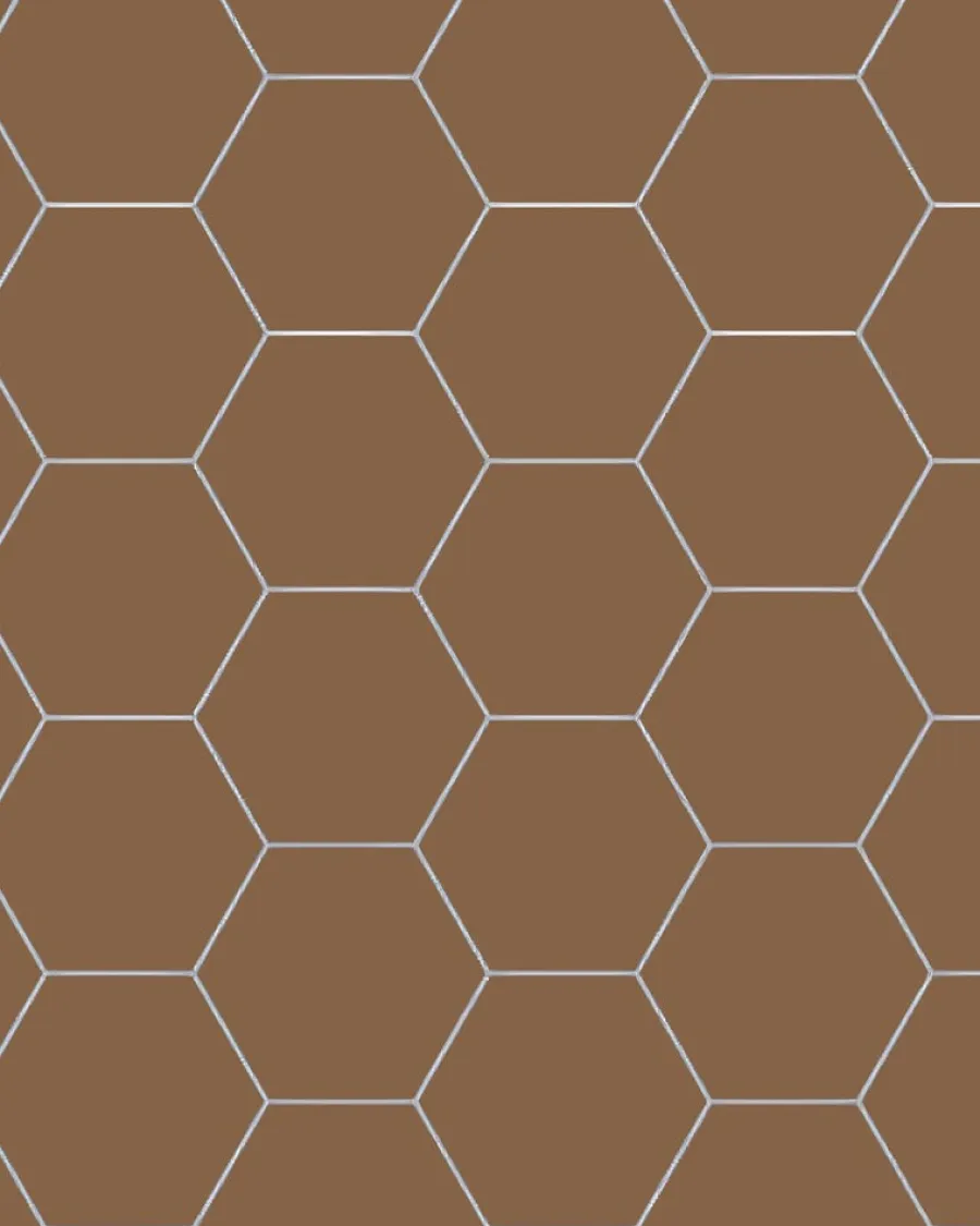 Winckelmans Klinker 15X15 Cm|Klinker Hall|Klinker - Hexagon 15 x 15 cm havana