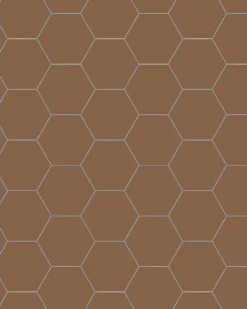 Winckelmans Klinker Hall|Hexagonklinker|Klinker - Hexagon 10 x 10 cm havana