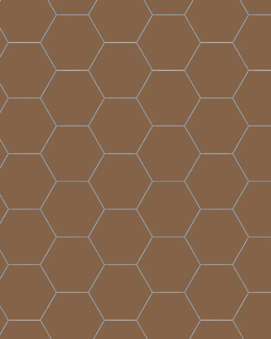 Winckelmans Klinker Hall|Hexagonklinker|Klinker - Hexagon 10 x 10 cm havana