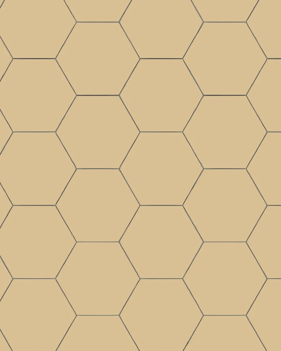 Winckelmans Klinker 15X15 Cm|Klinker Hall|Klinker - Hexagon 15 x 15 cm honung