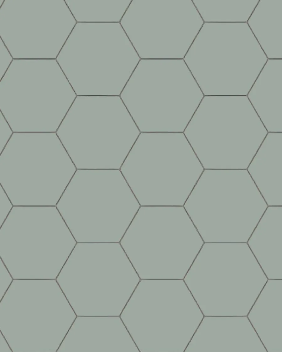 Winckelmans Klinker 15X15 Cm|Klinker Hall|Klinker - Hexagon 15 x 15 cm ljusgrön