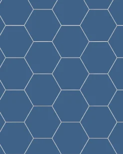 Winckelmans Klinker 15X15 Cm|Klinker Hall|Klinker - Hexagon 15 x 15 cm mörkblå