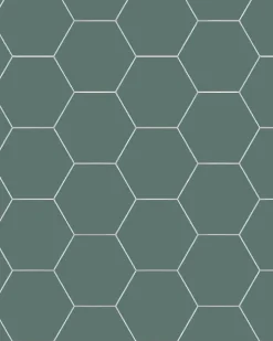 Winckelmans Klinker 15X15 Cm|Klinker Hall|Klinker - Hexagon 15 x 15 cm mörkgrön