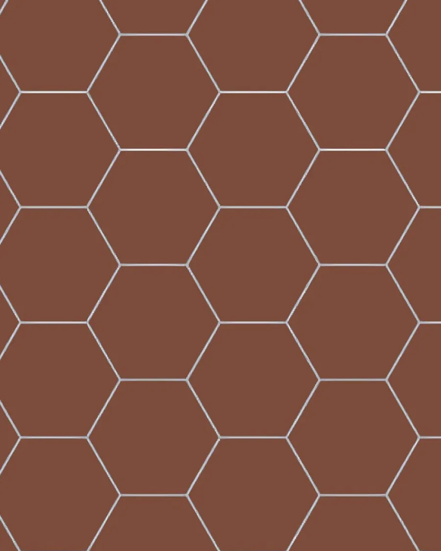 Winckelmans Klinker 15X15 Cm|Klinker Hall|Klinker - Hexagon 15 x 15 cm röd