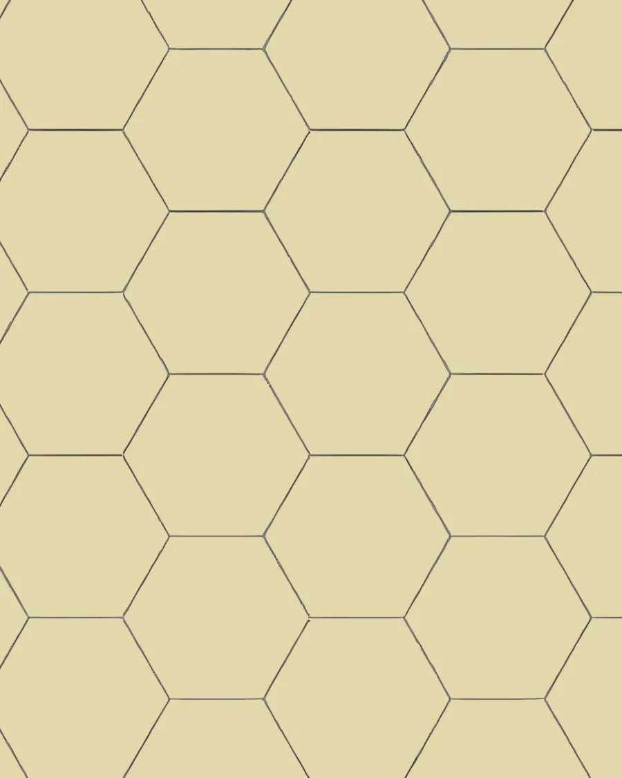 Winckelmans Klinker 15X15 Cm|Klinker Hall|Klinker - Hexagon 15 x 15 cm vaniljgul