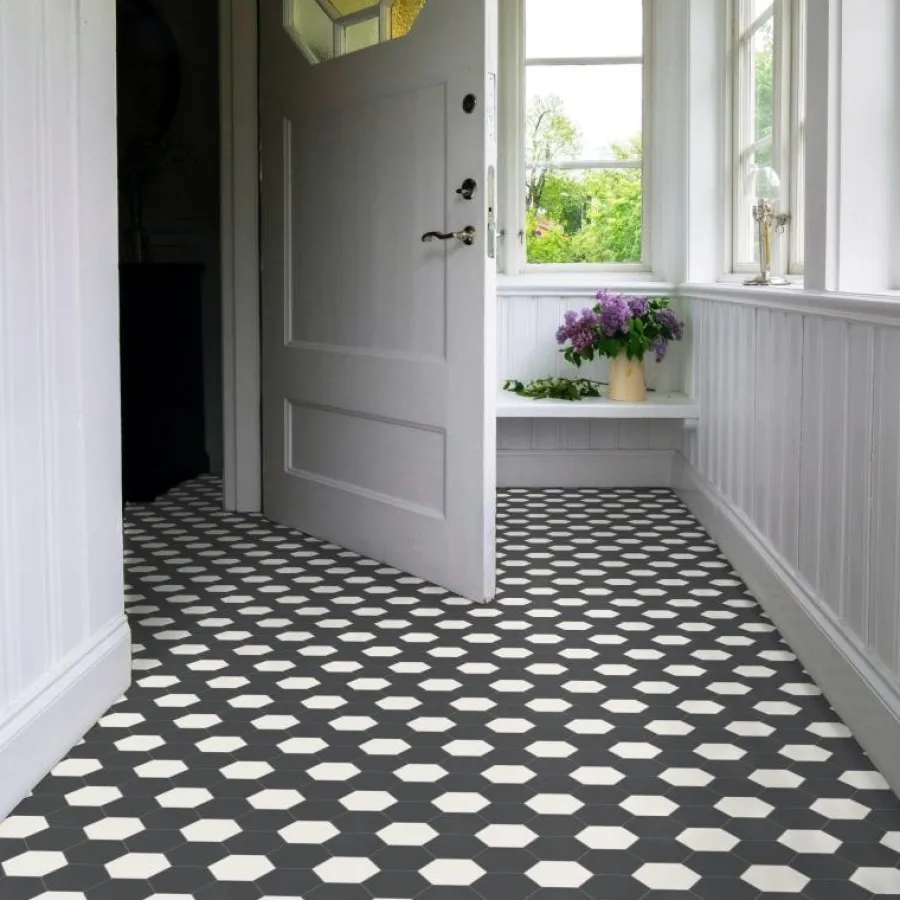 Winckelmans Klinker Hall|Hexagonklinker|Klinker - Hexagon 10 x 10 cm vit