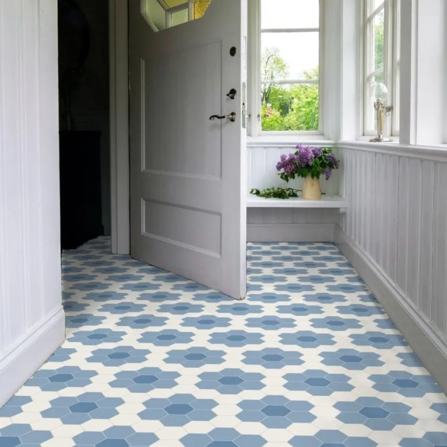 Winckelmans Klinker Hall|Hexagonklinker|Klinker - Hexagon 10 x 10 cm vit