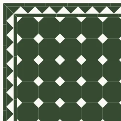 Winckelmans Klinker 15X15 Cm|Oktagonklinker|Klinker - Oktagon 15 x 15 cm mörkgrön