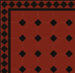 Winckelmans Klinker 15X15 Cm|Oktagonklinker|Klinker - Oktagon 15 x 15 cm röd