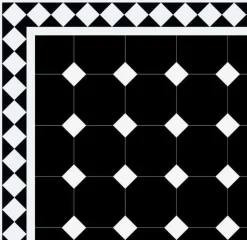 Winckelmans Klinker 15X15 Cm|Oktagonklinker|Klinker - Oktagon 15 x 15 cm svart
