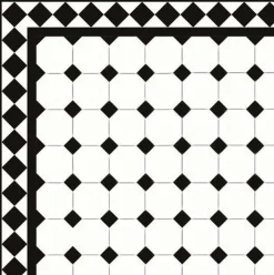 Winckelmans Oktagonklinker|Klinker Hall|Klinker - Oktagon 10 x 10 cm vit
