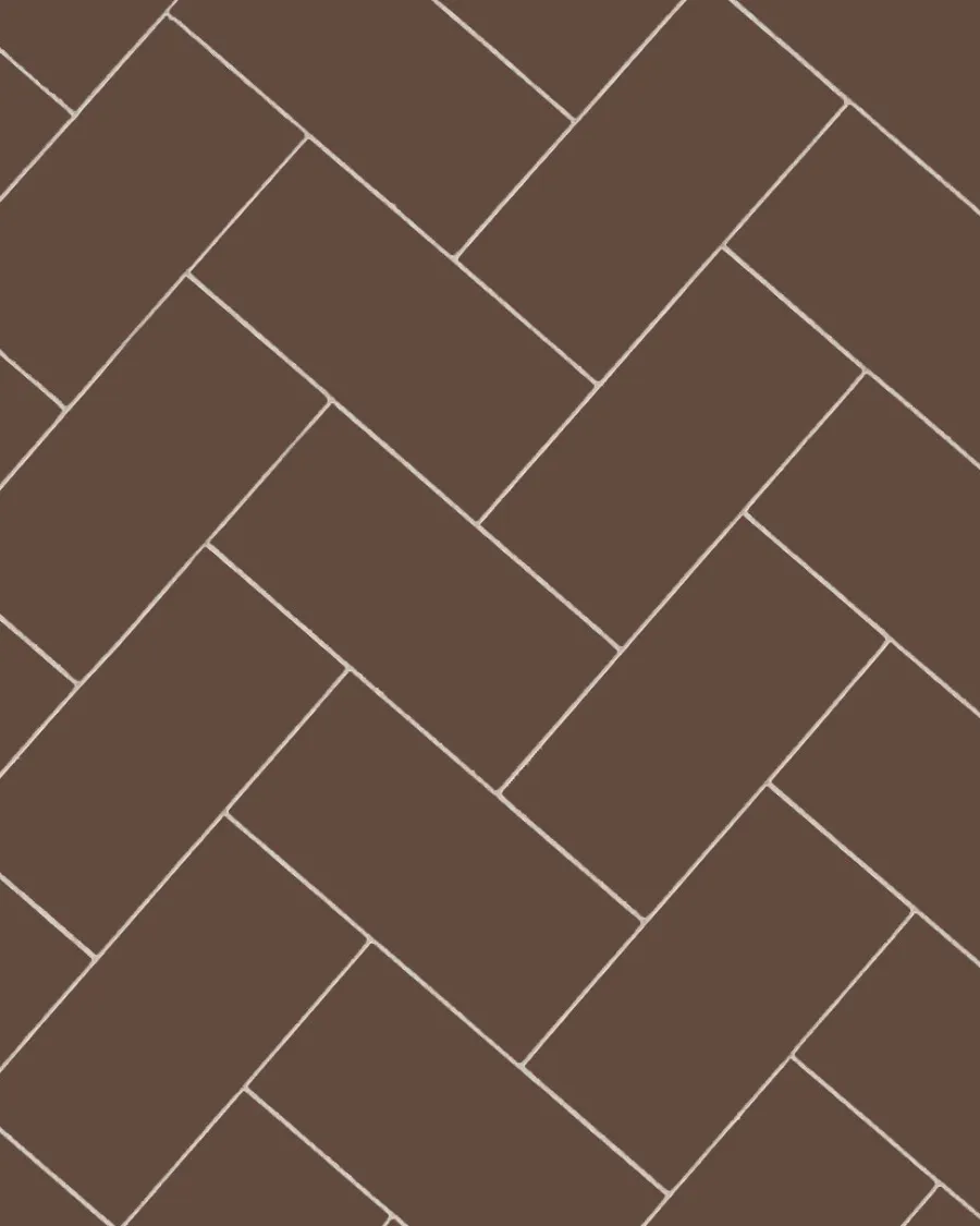Winckelmans Klinkerfriser|Rektangulärt Klinker|Klinker - Rektangel 10 x 20 cm chokladbrun