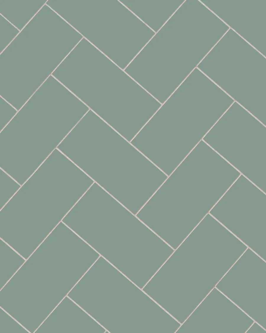 Winckelmans Klinkerfriser|Rektangulärt Klinker|Klinker - Rektangel 10 x 20 cm grön