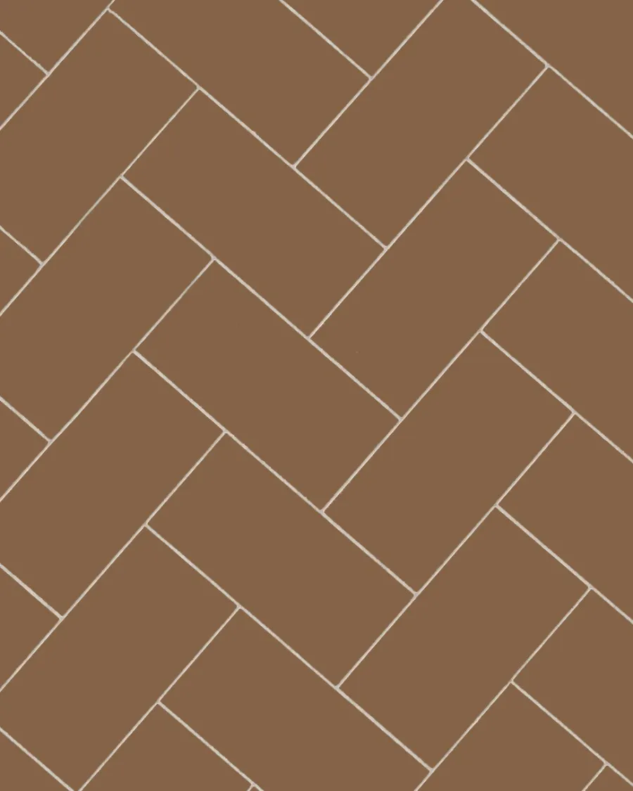 Winckelmans Klinkerfriser|Rektangulärt Klinker|Klinker - Rektangel 10 x 20 cm havana