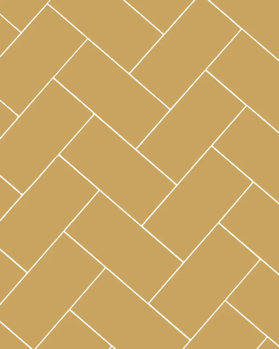Winckelmans Klinkerfriser|Rektangulärt Klinker|Klinker - Rektangel 10 x 20 cm ockragul