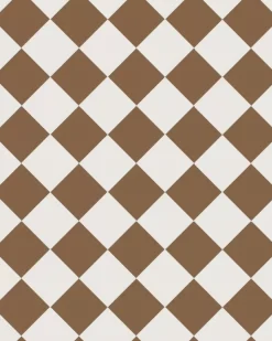 Winckelmans Schackrutigt Klinker|Klinker Hall|Klinker - Schackrutigt 10 x 10 cm havana/vit